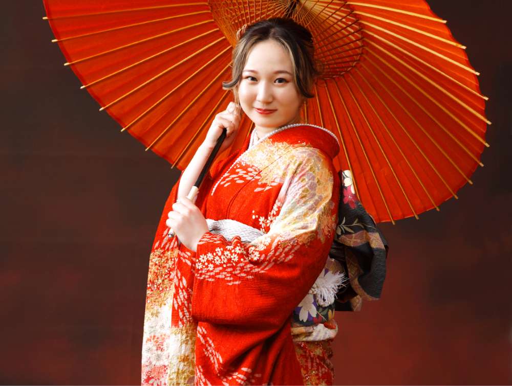 着物の女性